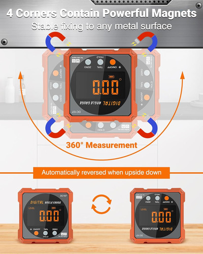 Digital angle finder magnetic - digital,