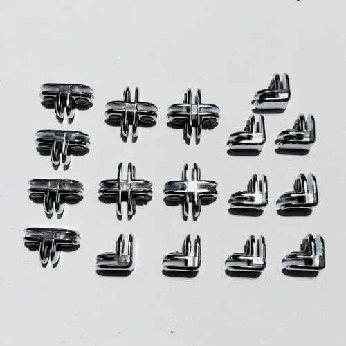 Chrome 2 way glass - chrome, &