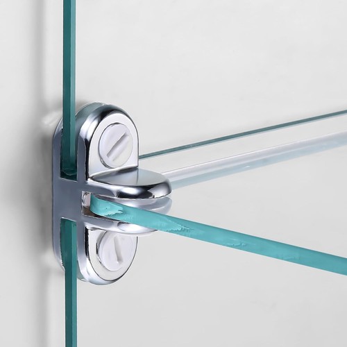 Pcs chrome way t glass - 3,