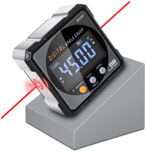 Digital angle finder with - angle,