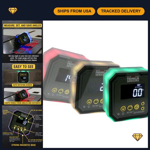Digital angle gauge magnetic - digital, &